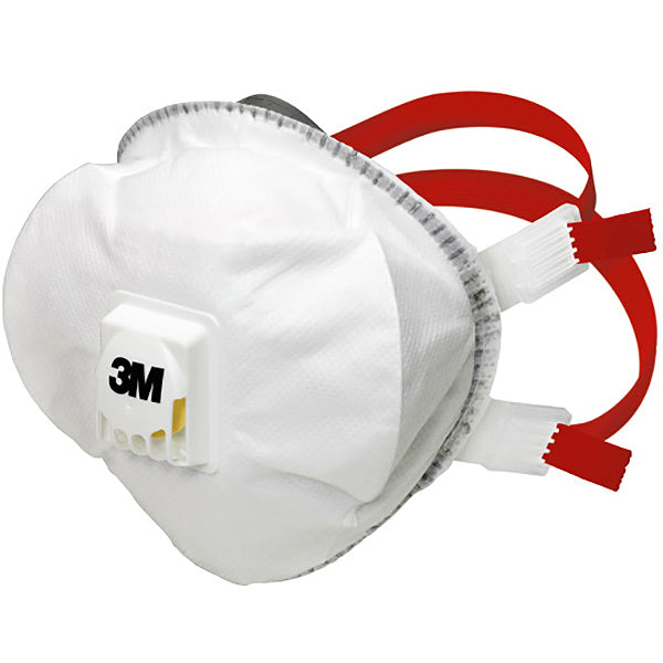 3M RESPIRATORE MONOUSO 8835+ CLASSE FFP3 CON VALVOLA CONF.DA PZ 5