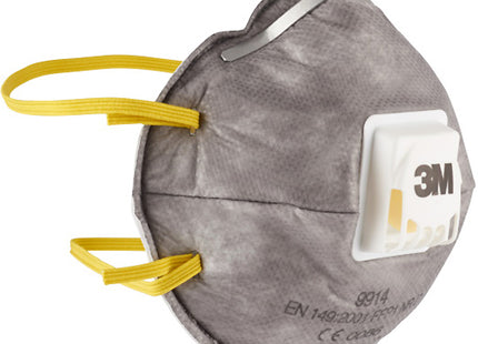 3M RESPIRATORE MONOUSO 9914 CLASSE FFP1 CON VALVOLA CONF.DA PZ10