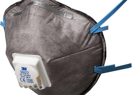 3M RESPIRATORE MONOUSO 9922 CLASSE FFP2 CON VALVOLA CONF.DA PZ10