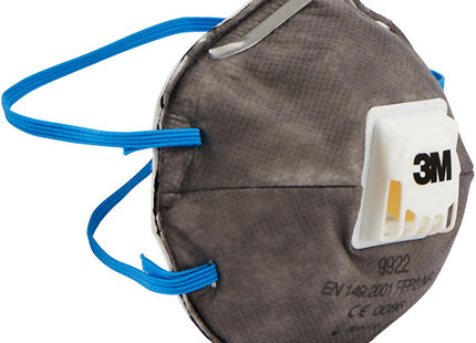 3M RESPIRATORE MONOUSO 9922 CLASSE FFP2 CON VALVOLA CONF.DA PZ10
