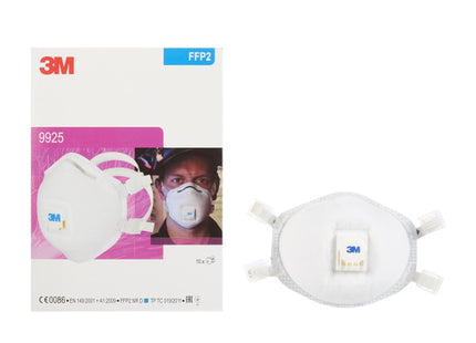3M RESPIRATORE MONOUSO 9925 CLASSE FFP2 CON VALVOLA CONF.DA PZ10