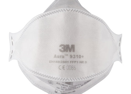 3M RESPIRATORE MONOUSO AURA 9310+ CLASSE FFP1 SENZA VALVOLA CONF. PZ20*