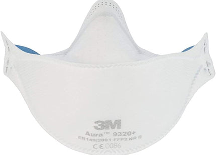 3M RESPIRATORE MONOUSO AURA 9320+ CLASSE FFP2 SENZA VALVOLA CONF. PZ20*