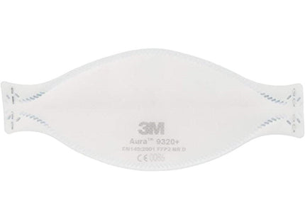 3M RESPIRATORE MONOUSO AURA 9320+ CLASSE FFP2 SENZA VALVOLA CONF. PZ20*