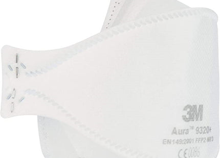 3M RESPIRATORE MONOUSO AURA 9320+ CLASSE FFP2 SENZA VALVOLA CONF. PZ20*