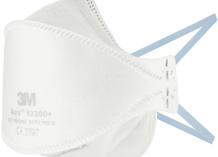 3M RESPIRATORE MONOUSO AURA 9320+ CLASSE FFP2 SENZA VALVOLA CONF. PZ20*