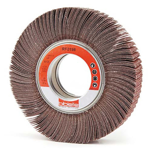 BIBIELLE RUOTA ABRASIVA LAMELLARE CORINDONE SU FLANGE