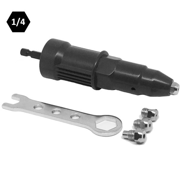 PORTA ADATTATORE DA TRAPANO PER RIVETTARE