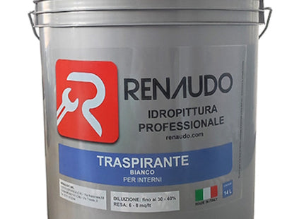 RENAUDO BIANCO LT14 IDROPITTURA TRASPIRANTE ANTIMUFFA PER INTERNI