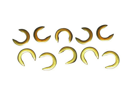 MINUTEX RONDELLE ALZAPORTE KLIK IN OTTONE LUCIDO IN CONFEZIONE DA PZ10