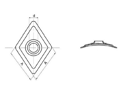 FRIULSIDER RONDELLE ROMBOIDALI ZINCATE
