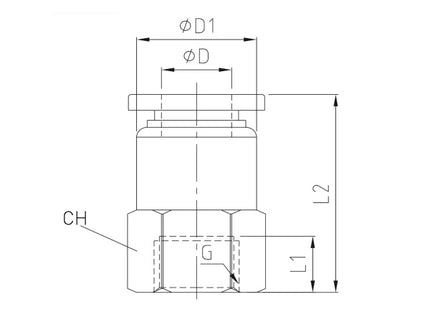 KONFIT RACCORDO DIRITTO FEMMINA ART. RP52