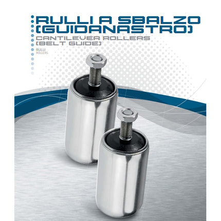 ROLLVEN RULLO FOLLE A SBALZO PER TRASPORTATORI D.MM60X100 PERNO D.MM14