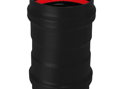 SAVE RACCORDO PER STUFE PELLETS F/F PORCELLANATO NERO OPACO D.CM 8