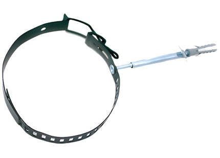 RAPID REGGITUBO SMALTATO A TASSELLO PER TUBI STUFE NERO D.CM10/15