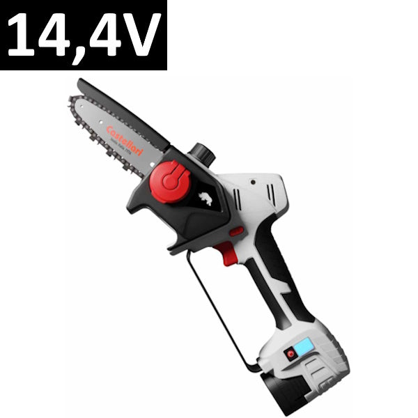 CASTELLARI POTATORE A BATTERIA CON BARRA DA 10CM 14,4V 2,5AH