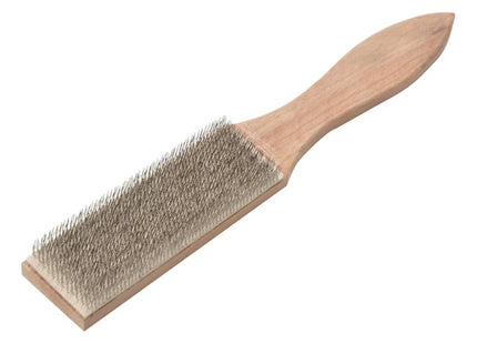 SIT SPAZZOLA IN ACCIAIO PER LIME CON MANICO IN LEGNO MM250 ART.1808