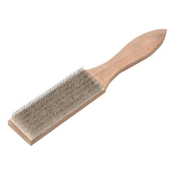 SIT SPAZZOLA IN ACCIAIO PER LIME CON MANICO IN LEGNO MM250 ART.1808