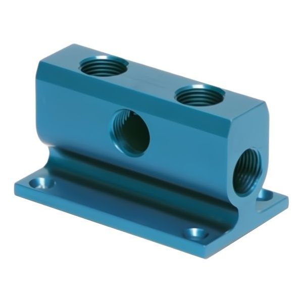 SPIRALFLEX DISTRIBUTORE ARIA 4 USCITE DA 1/2" IN ALLUMINIO ART.320/4A