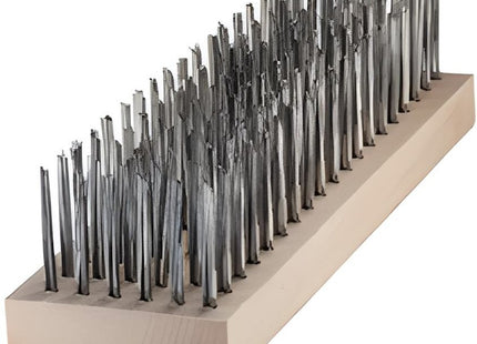 SIT SPAZZOLA IN ACCIAIO CON CORPO IN LEGNO RETTANGOLARE MM185 ART.1807