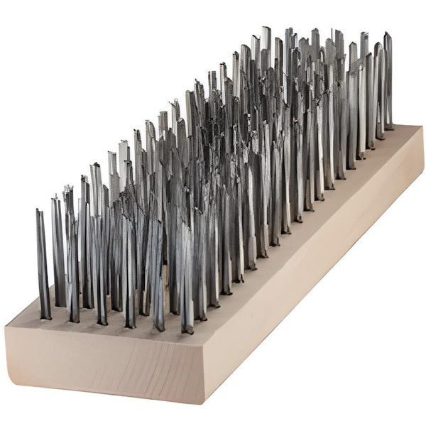 SIT SPAZZOLA IN ACCIAIO CON CORPO IN LEGNO RETTANGOLARE MM185 ART.1807