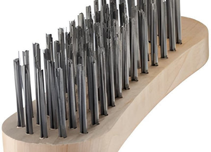 SIT SPAZZOLA IN ACCIAIO CON CORPO IN LEGNO A VIOLINO MM200 ART.1805