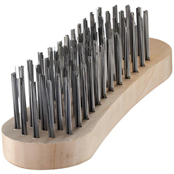 SIT SPAZZOLA IN ACCIAIO CON CORPO IN LEGNO A VIOLINO MM200 ART.1805