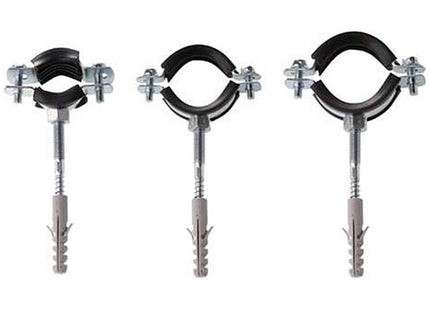 IDRO-BRIC COPPIA COLLARI ISOFONICI COMPLETI PER TUBO PVC D.MM40