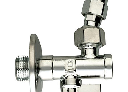 IDRO-BRIC RUBINETTO SOTTOLAVABO CON FILTRO E SNODO 1/2"X10 MM