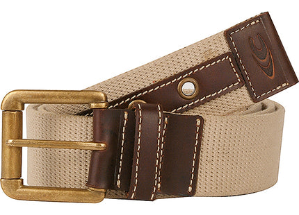 COFRA CINTURA SAFARI IN TESSUTO INSERTI PELLE COLORE CORDA