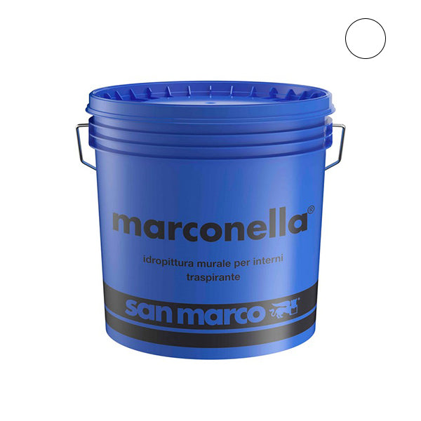 SAN MARCO MARCONELLA BIANCO LT14 IDROPITTURA PER INTERNI TRASPIRANTE