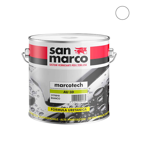 SAN MARCO MARCOTECH AU 3D SMALTO PER PAVIMENTI IN CEMENTO BIANCO