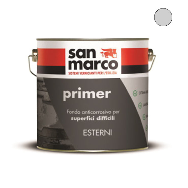SAN MARCO PRIMER GRIGIO FONDO ANTICORROSIVO PER SUPERFICI DIFFICILI