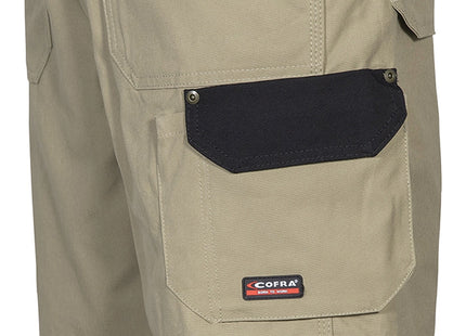 COFRA PANTALONCINO SARAGOSSA COLORE NERO/CORDA