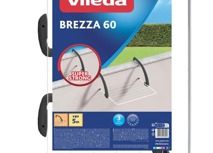 VILEDA STENDIBIANCHERIA BREZZA 60 CON GANCI REGOLABILI CM60X54