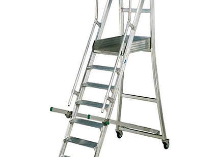 FACAL SCALA CASTIGLIA IN ALLUMINIO SU RUOTE