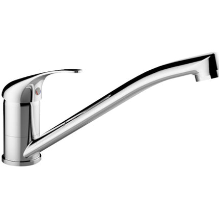 IDRO-BRIC RUBINETTO MISCELATORE LAVELLO BOCCA GIREVOLE SERIE EVA CROMATO