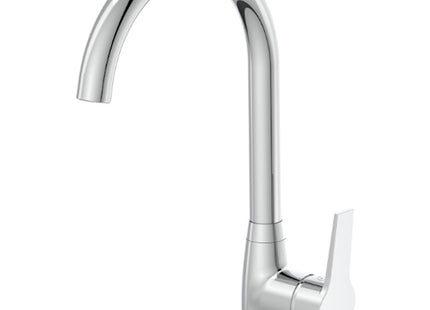 IDRO-BRIC RUBINETTO MISCELATORE LAVELLO BOCCA ALTA SERIE HELLIS CROMATO