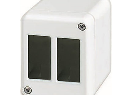 ELETTROCANALI SCATOLA PER 2 APPARECCHI TIPO MAGIC