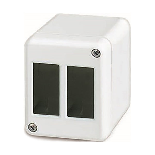 ELETTROCANALI SCATOLA PER 2 APPARECCHI TIPO MAGIC