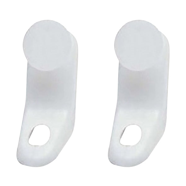 EMMEBI SCIVOLI IN NYLON FINITURA BIANCO CONF.DA PZ10