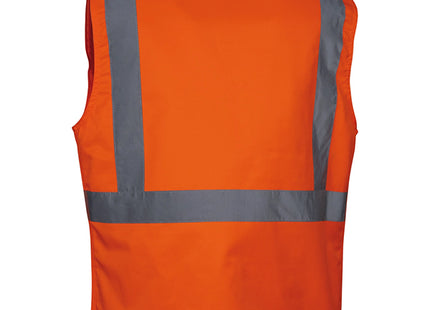 COFRA GILET ALTA VISIBILITA&apos; SEKI COLORE ARANCIO FLUO