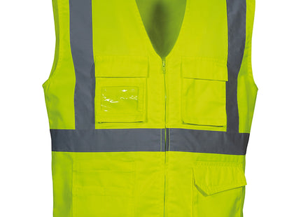 COFRA GILET ALTA VISIBILITA&apos; SEKI COLORE GIALLO FLUO