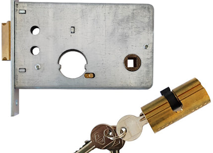 MG SERRATURA INFILARE CON CILINDRO D.MM26 ART.313 ENTRATA MM55 AMBIDX