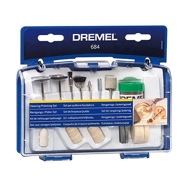 DREMEL ART.   684JA SET DA 20 ACCESSORI PER PULIRE E LUCIDARE
