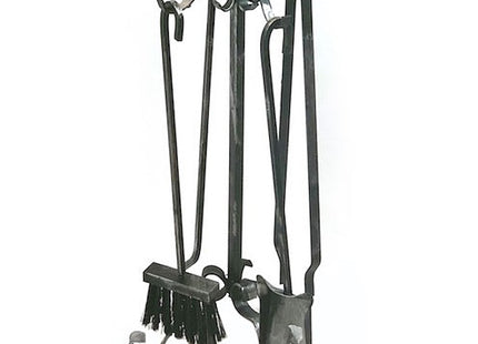 SET PER CAMINETTI IN FERRO BATTUTO CON POMOLO H.CM60 ART.267