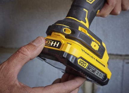 STANLEY TRAPANO AVVITATORE PERCUSSIONE BATTERIA 18V ART. SFMCD715D2K-QW