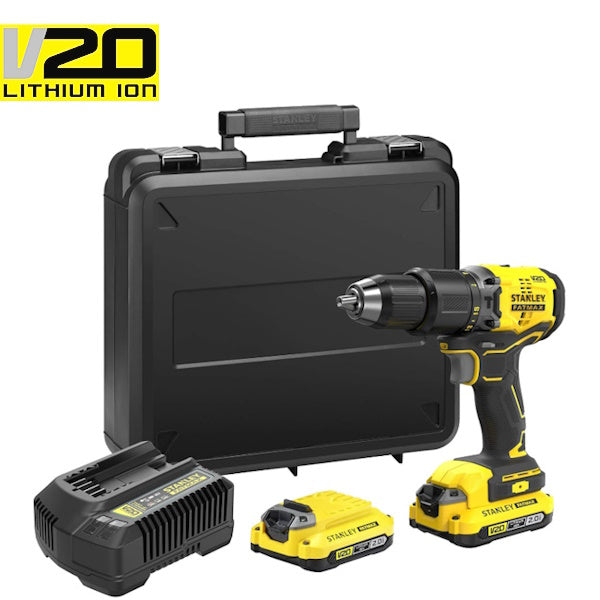 STANLEY TRAPANO AVVITATORE PERCUSSIONE BATTERIA 18V ART. SFMCD715D2K-QW