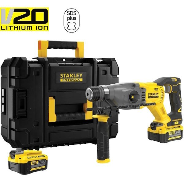 STANLEY TASSELLATORE A BATTERIA SDS-PLUS 18V 4,0AH ART. SFMCH900M22-QW