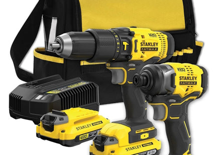 STANLEY KIT TRAPANO+AVVITATORE IMPULSI 1/4" 18V 2AH ART. SFMCK465D2S-QW